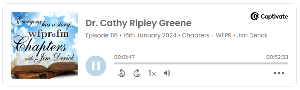 WFPR.FM Chapters Podcast Dr. Cathy Ripley Greene, DC
